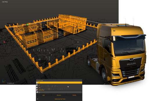 truck car model making in prisma 3d app in mobile | 3D model